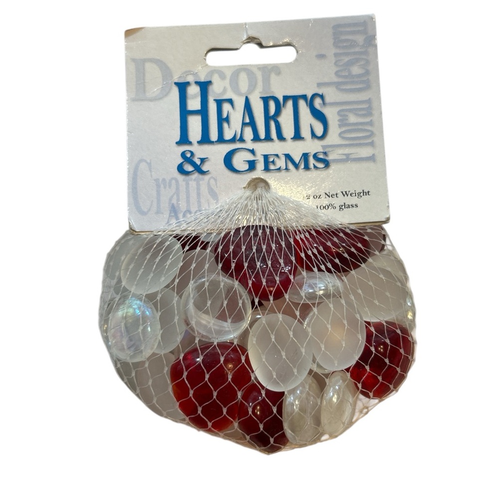 Hearts and Gems marble accents